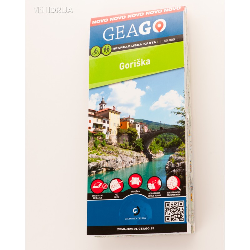 GeaGo - rekreacijska karta Goriška