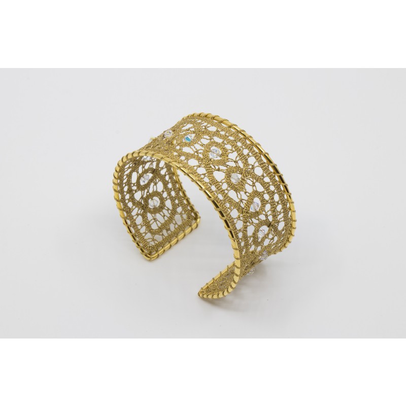 Zapestnica klekljana Swarovski