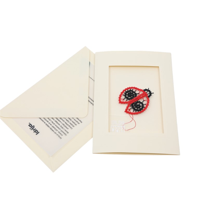 Greeting card ladybug