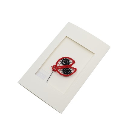Greeting card ladybug