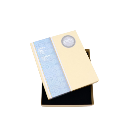 Komplet klekljana zapestnica in uhani