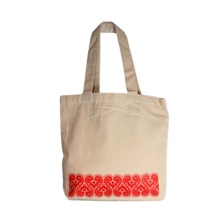 Vrečka nakupovalna potisk srčevke
