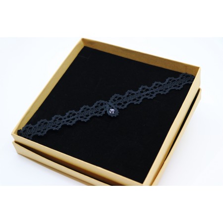 Ogrlica klekljana CHOKER - ozek