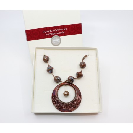 Ogrlica EMILIJA HARMONY - okrogla velika