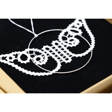 Čipka v obroču - angelska krila