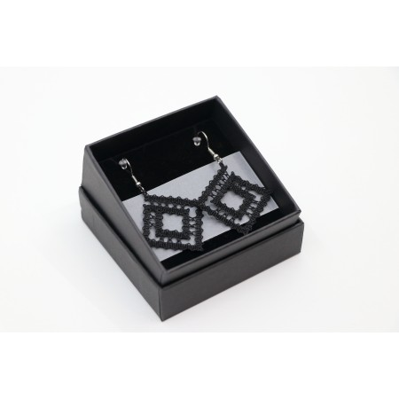 Klekljani uhani kvadrat