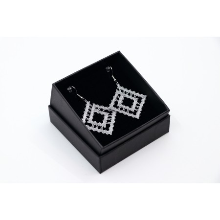 Klekljani uhani kvadrat