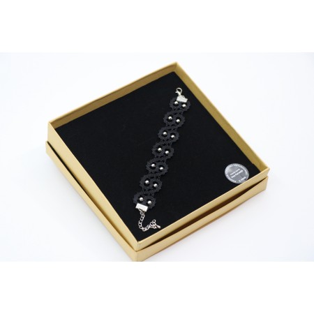 Klekljana zapestnica črna