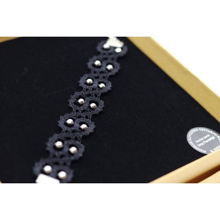 Klekljana zapestnica črna