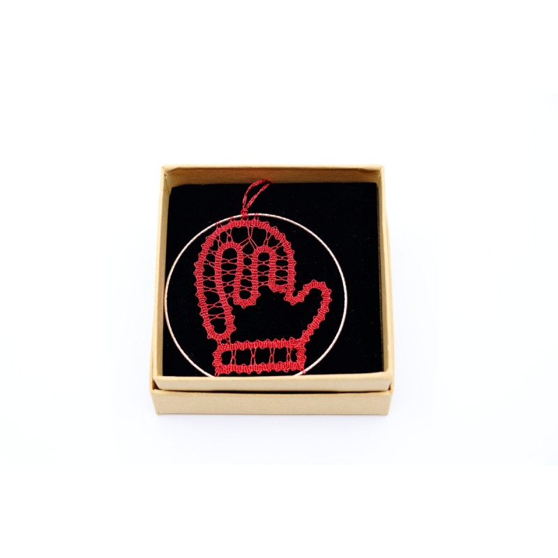 Čipka v obroču - rokavica