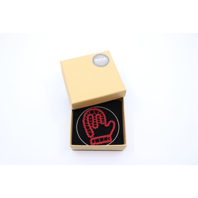 Čipka v obroču - rokavica