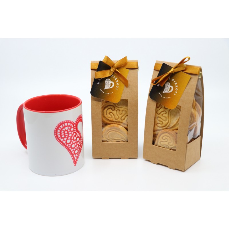 Medeni piškoti srček