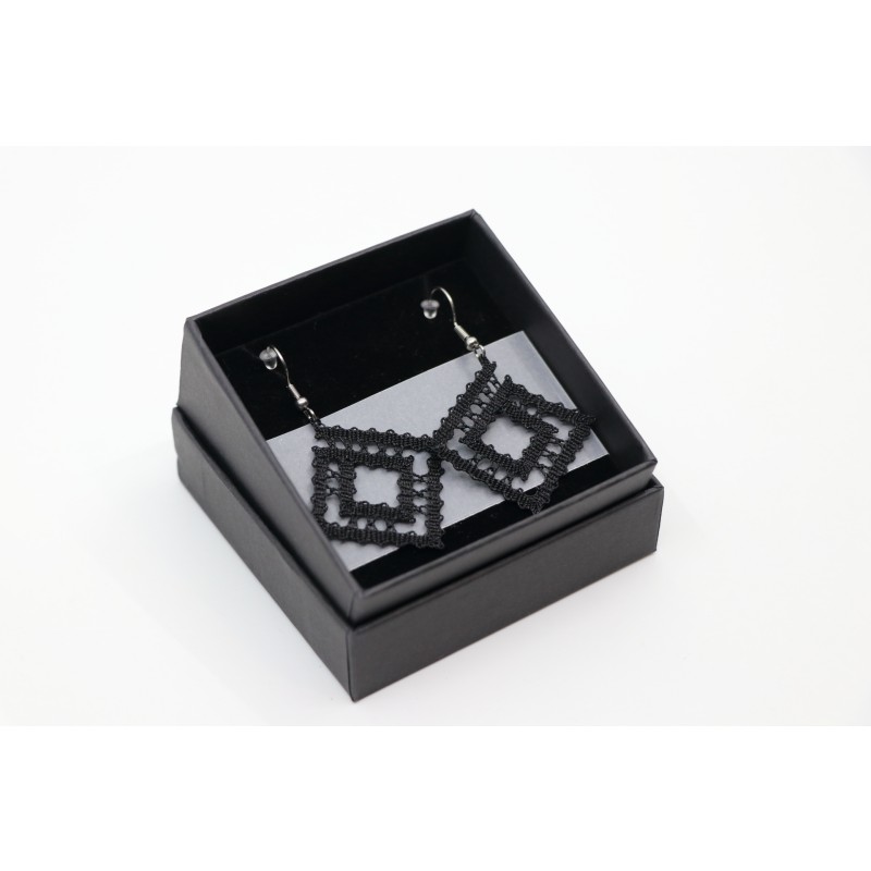 Klekljani uhani kvadrat