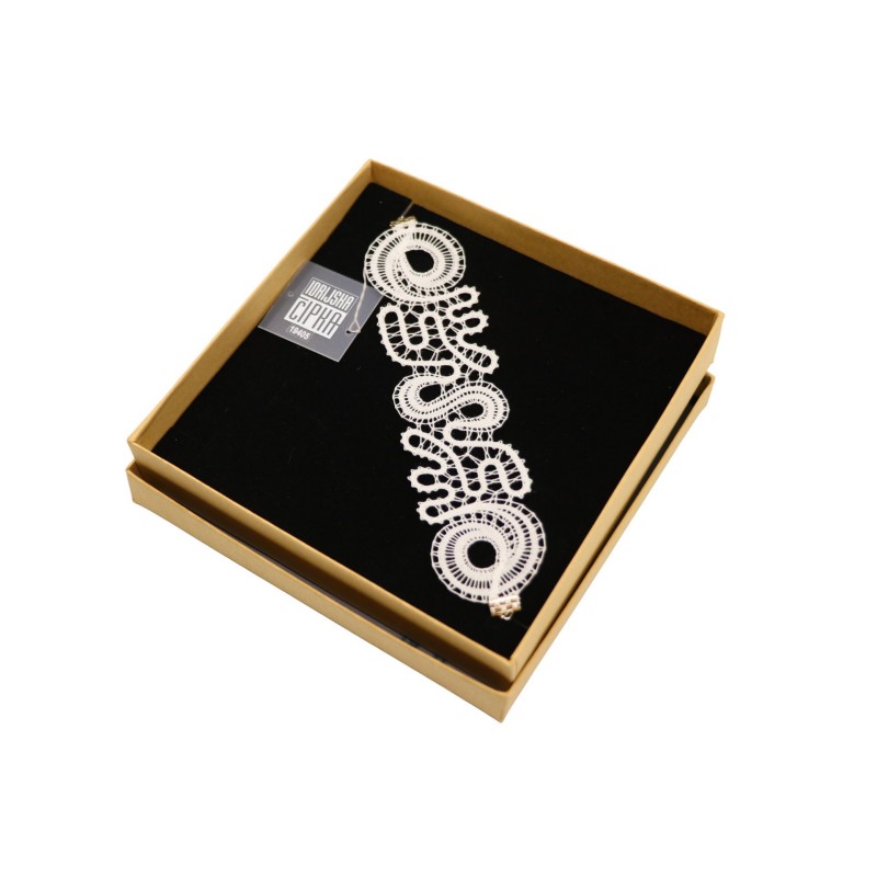 Bobbin lace bracelet Emilija