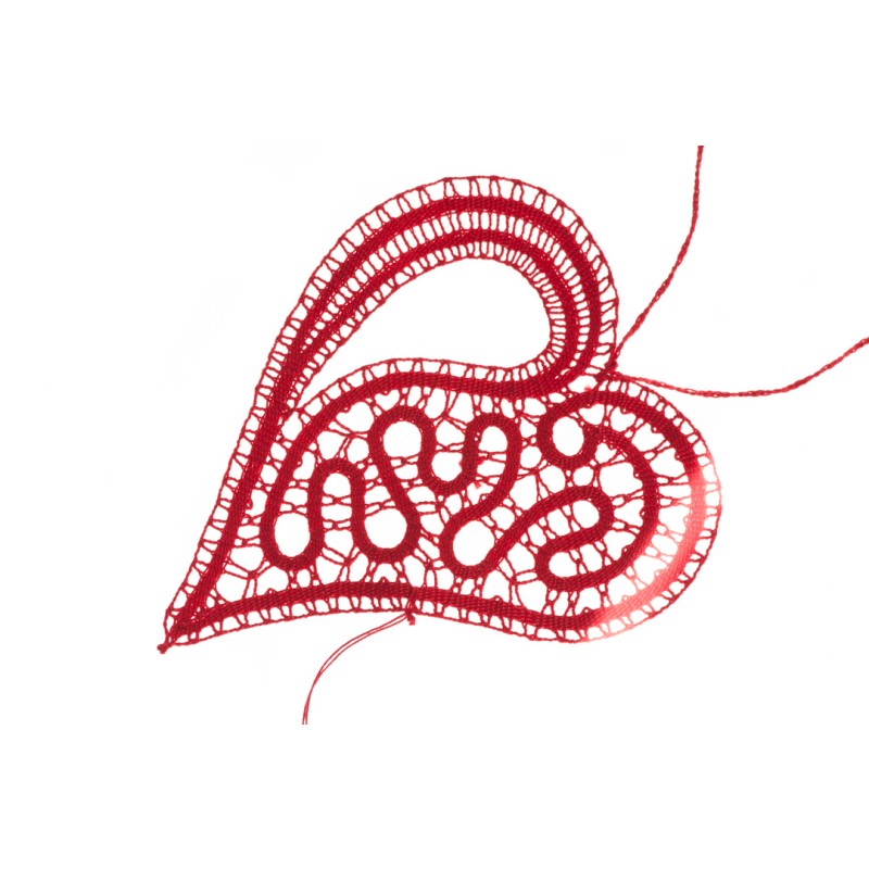 Idrija lace - heart