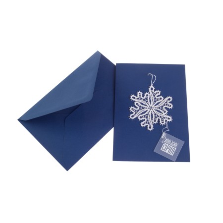  Greeting card snowflake