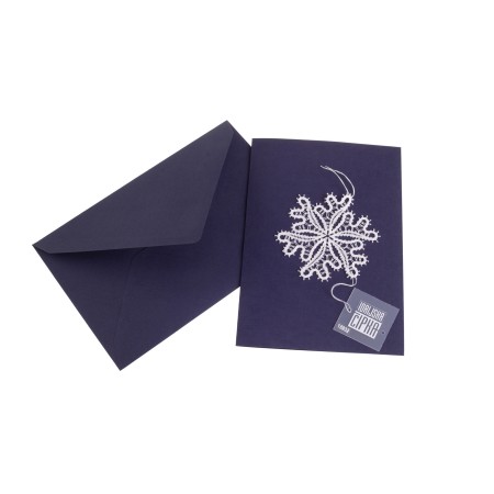  Greeting card snowflake