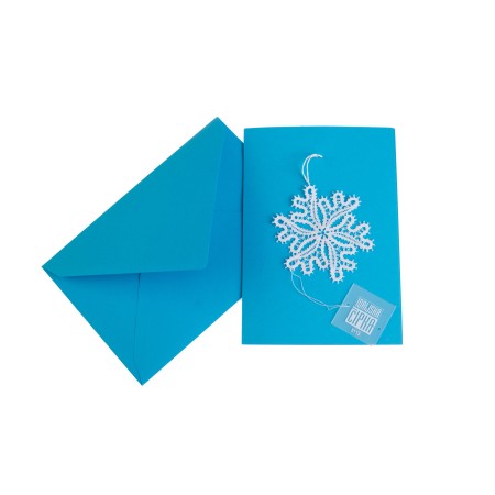  Greeting card snowflake