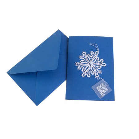  Greeting card snowflake