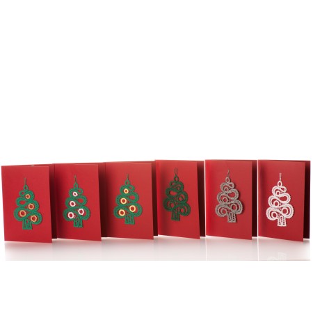 Greeting card christmas tree