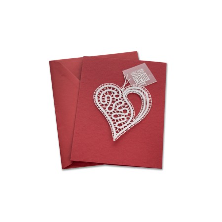 Greeting card the heart