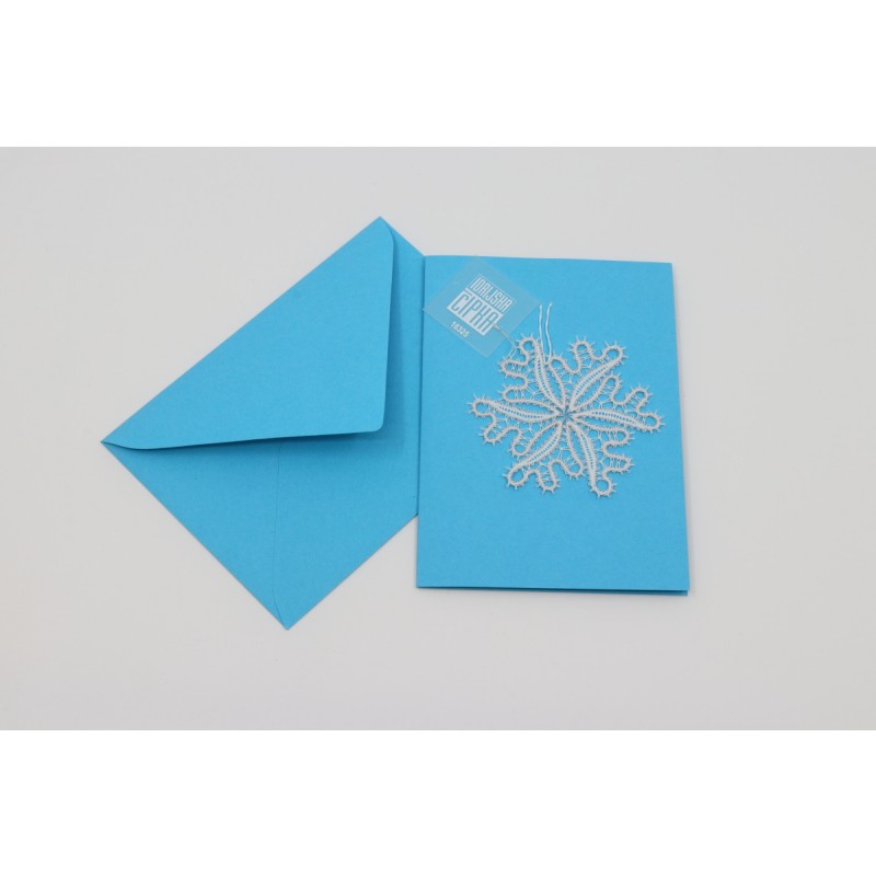 Greeting card snowflak