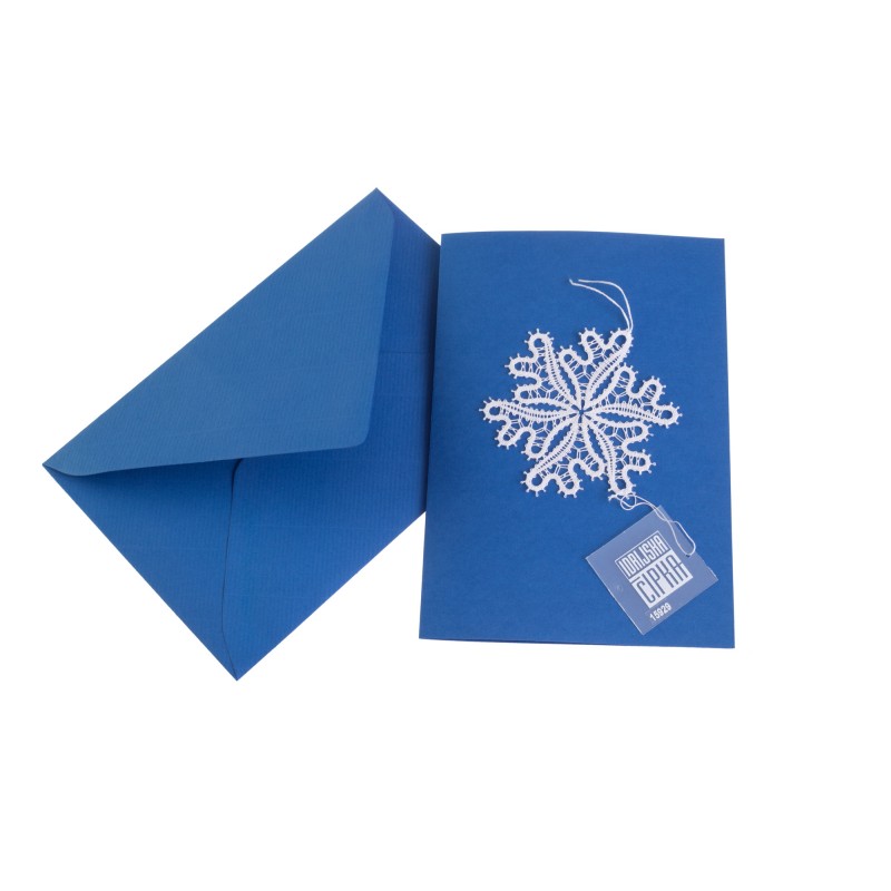  Greeting card snowflake