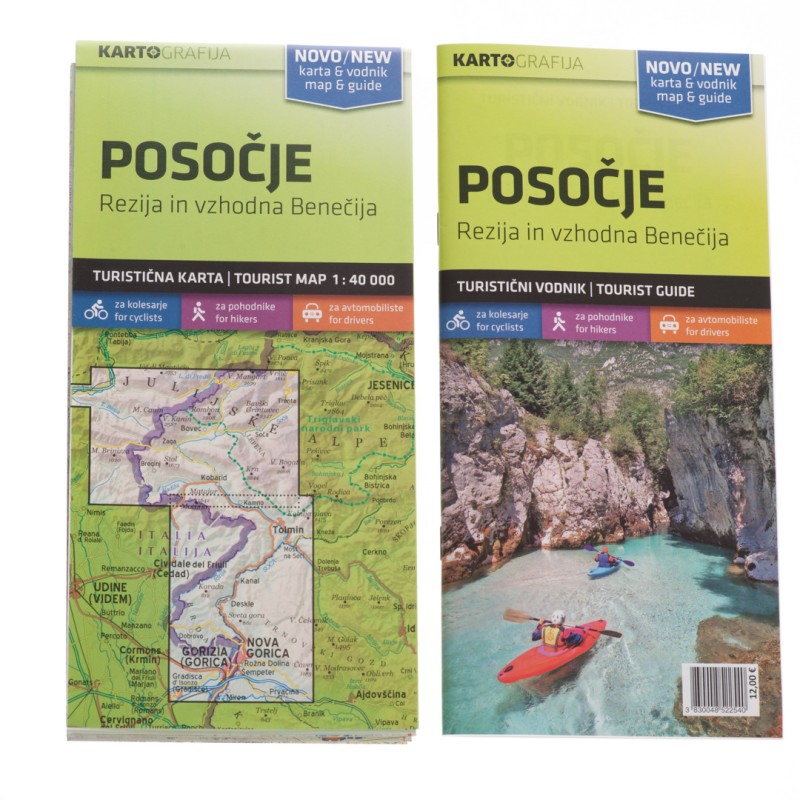 Posočje tourist map