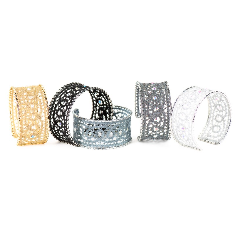 Klekljana zapestnica Swarovski 