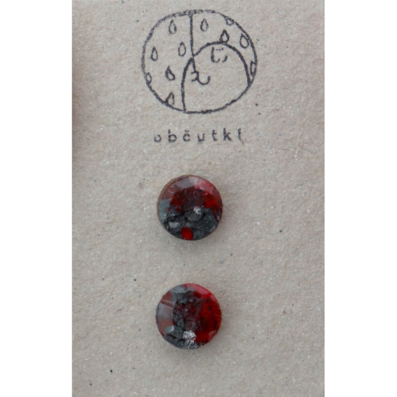 Earring series Cinnabar